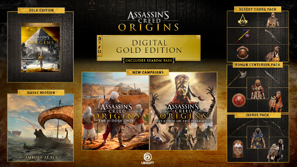 Buy Assassin S Creed Origins Gold Edition From The Humble Store And Save 80